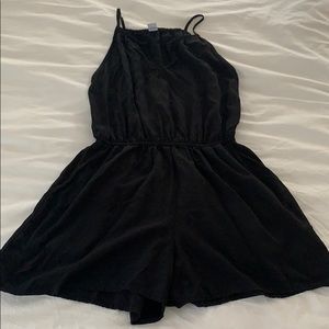 old navy black romper